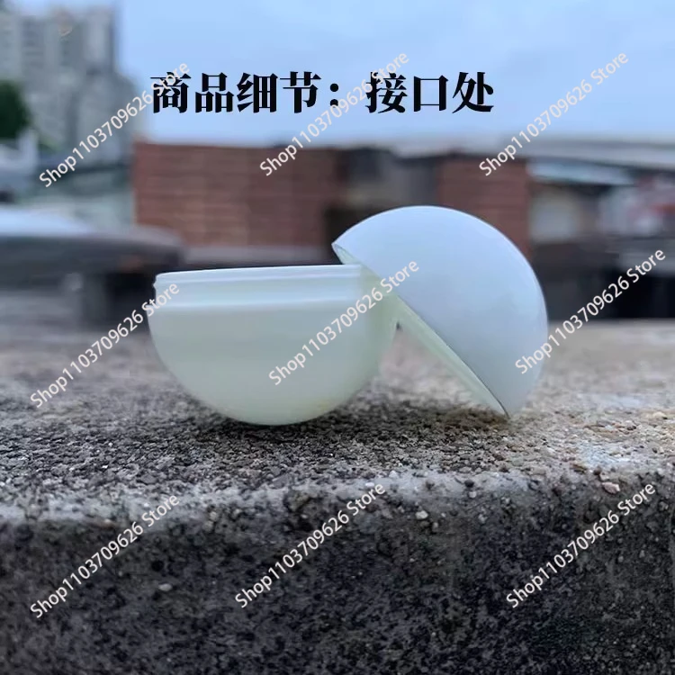(10Pcs) 35mm egg twister egg shell, colored round spherical shell, plastic shell that can be opened 3.5cm.