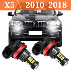 2PCS Car LED Fog Light Bulb For BMW X5 E70 F15 2010 2011 2012 2013 2014 2015 2016 2017 2018 Accessories Replace Auto Fog Lamp