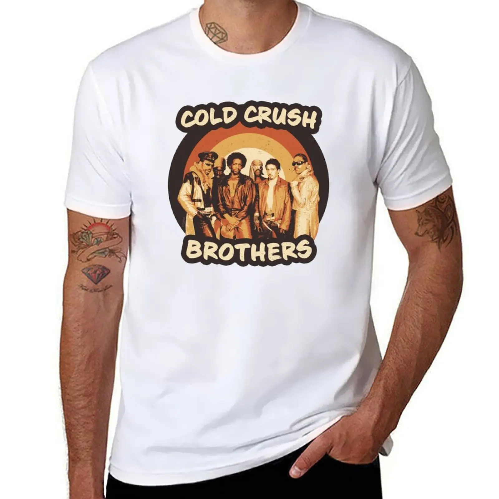 

Cold Crush Brothers 80s Old School Hip Hop T-Shirt men t shirt cotton 100% t shirt man casual T-Shirt