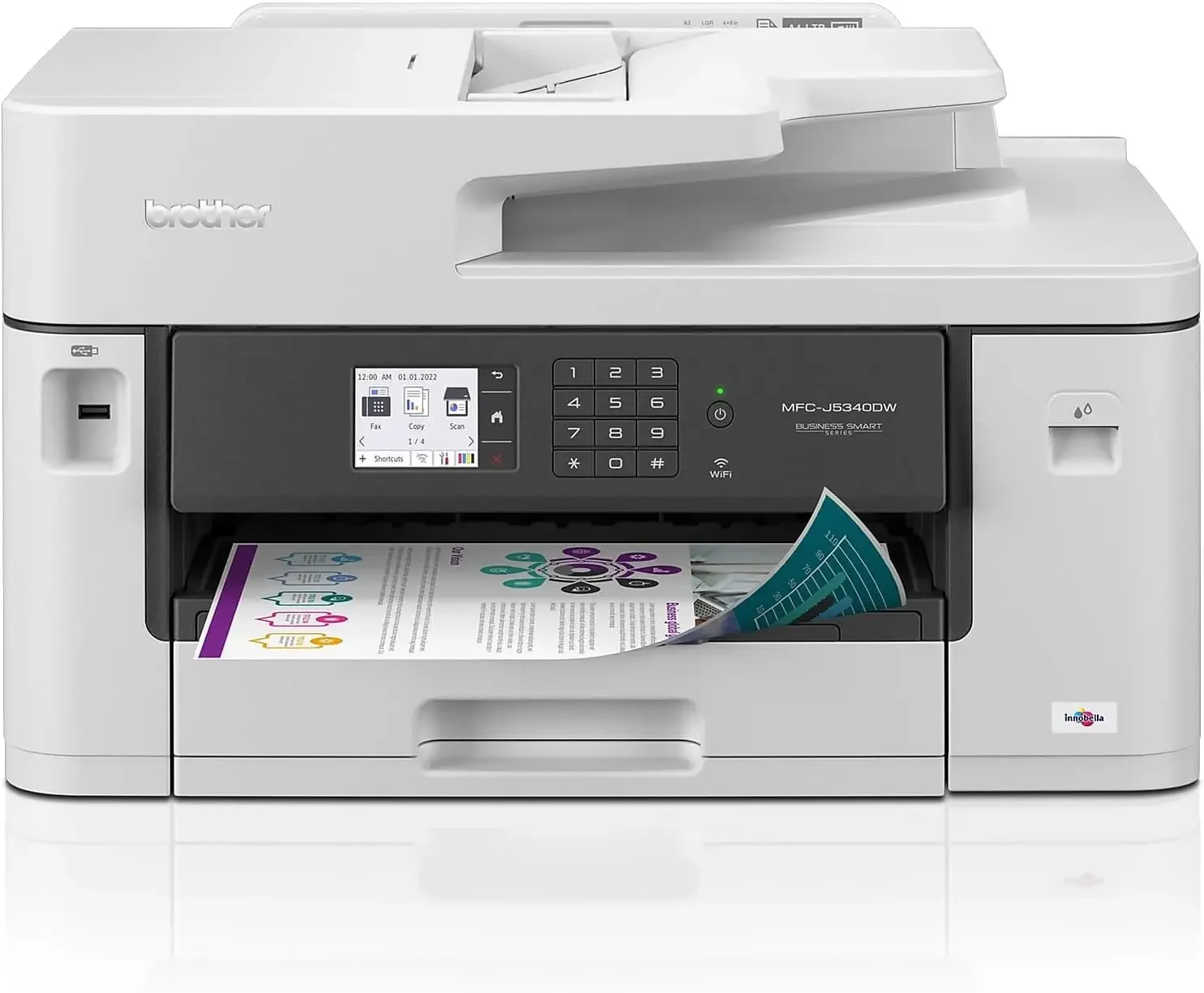 

MFC-J5340DW Business Color Inkjet All-in-One Printer with Printing up to 11”x17