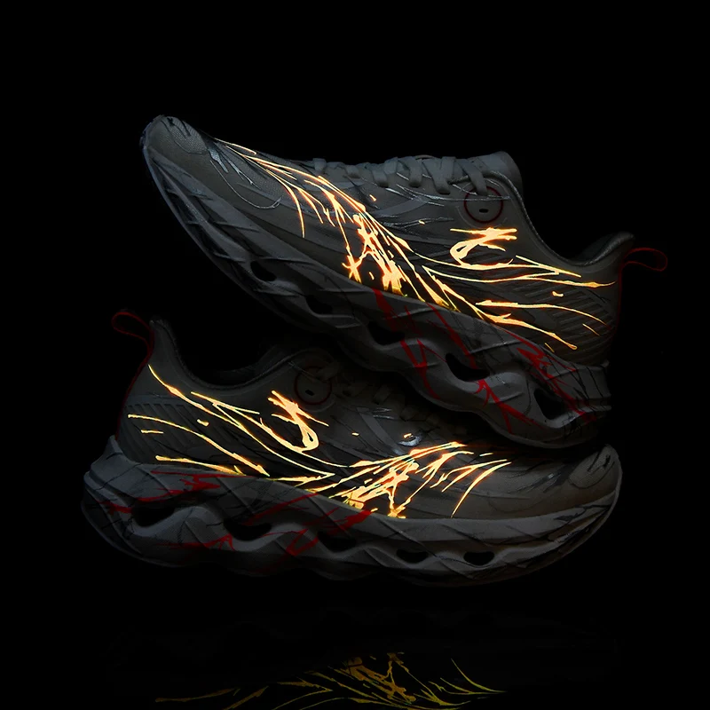 

Мужские кроссовки для женщин, дорожные беговые кроссовки на мягкой подошве с амортизацией, спортивные тренировочные кроссовки с сеткой, дышащие легкие удобные мужские кроссовки