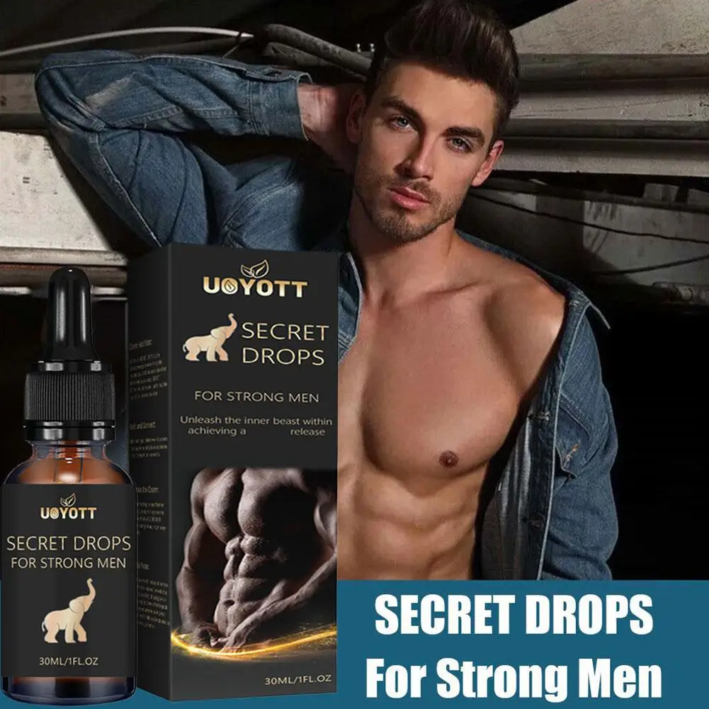 Gotas secretas para hombres fuertes y potentes, gotas felices para mejorar la sensibilidad, liberar estrés y ansiedad, D1y3, 30ml