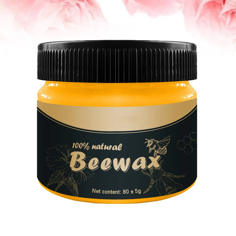 1Pcs Wood Seasoning Beeswax Care Polish Wooden Floor Maintenance Wax for Jewelry Protection Moisture Crack