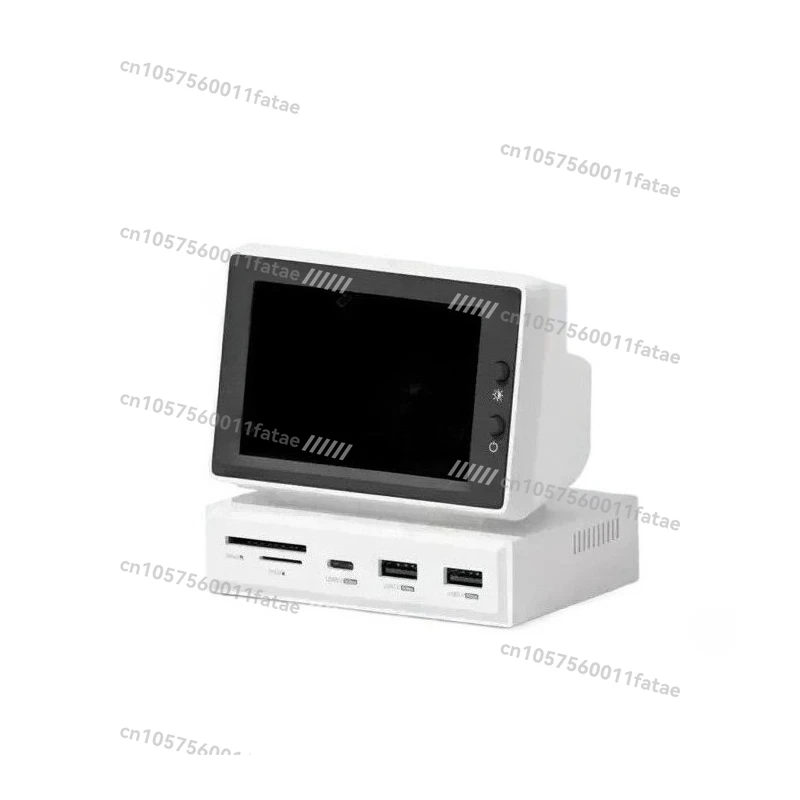

3.5inch IPS Mini Screen ，AIDA64 Mini PC CPU RAM HDD Data Monitor Display Sub Screen with USB C Hub for Laptop PC MacBook
