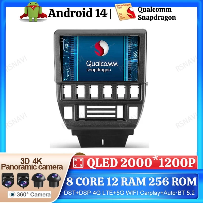 

Android 14 Car Radio For Lada Niva 1993 - 2018 5G WIFI Navigation 4G LTE Wireless Carplay Auto Viedo Player 2 DIN GPS Stereo DVD