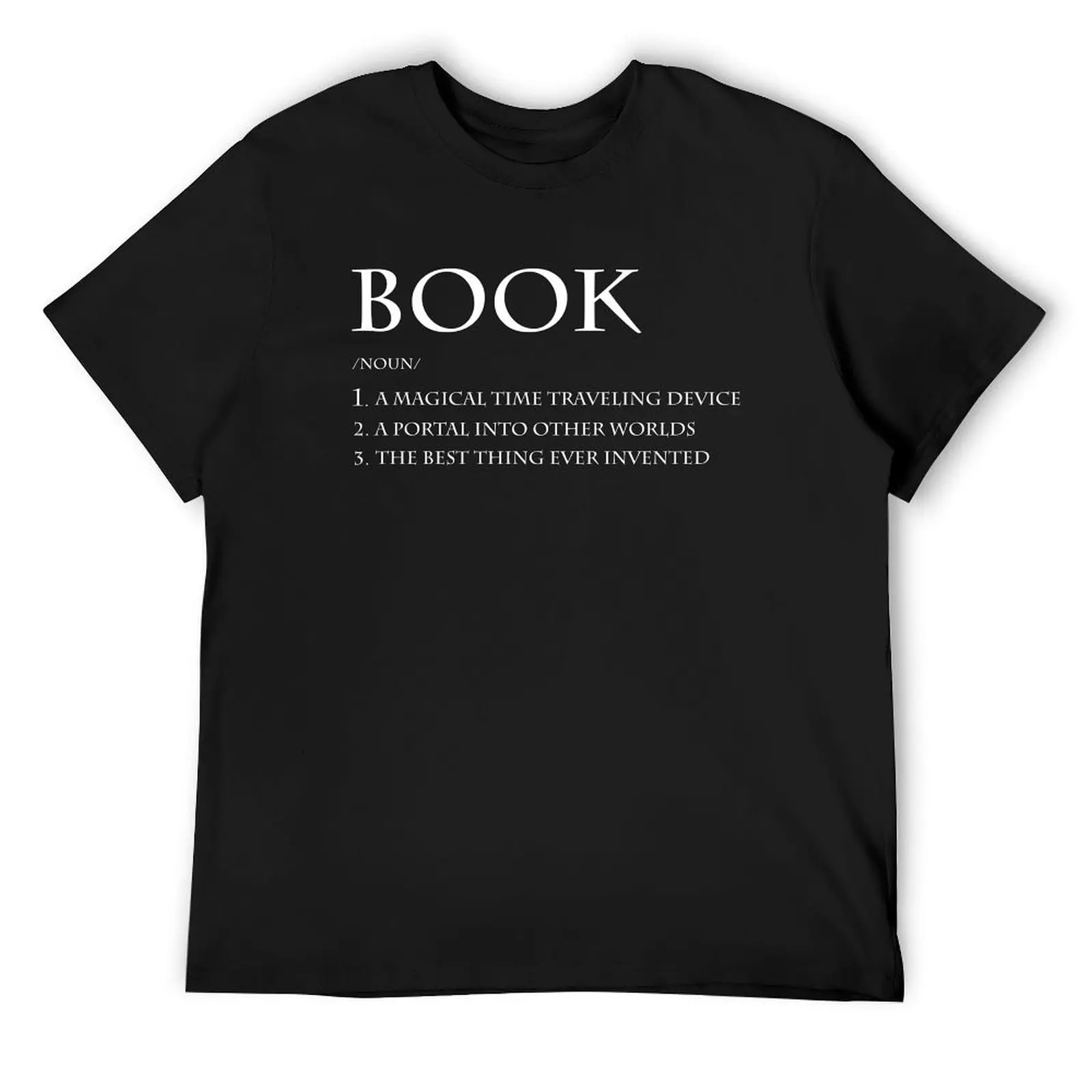 

Book Definition T-Shirt cute tops anime figures men clothings