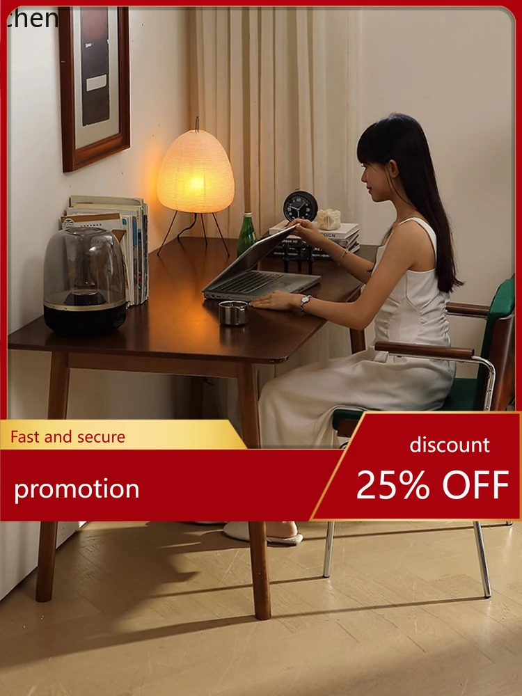 

HT Home Study Solid Wood Long Table Living Room Office Wooden Desk Bedroom Computer Writing Desk