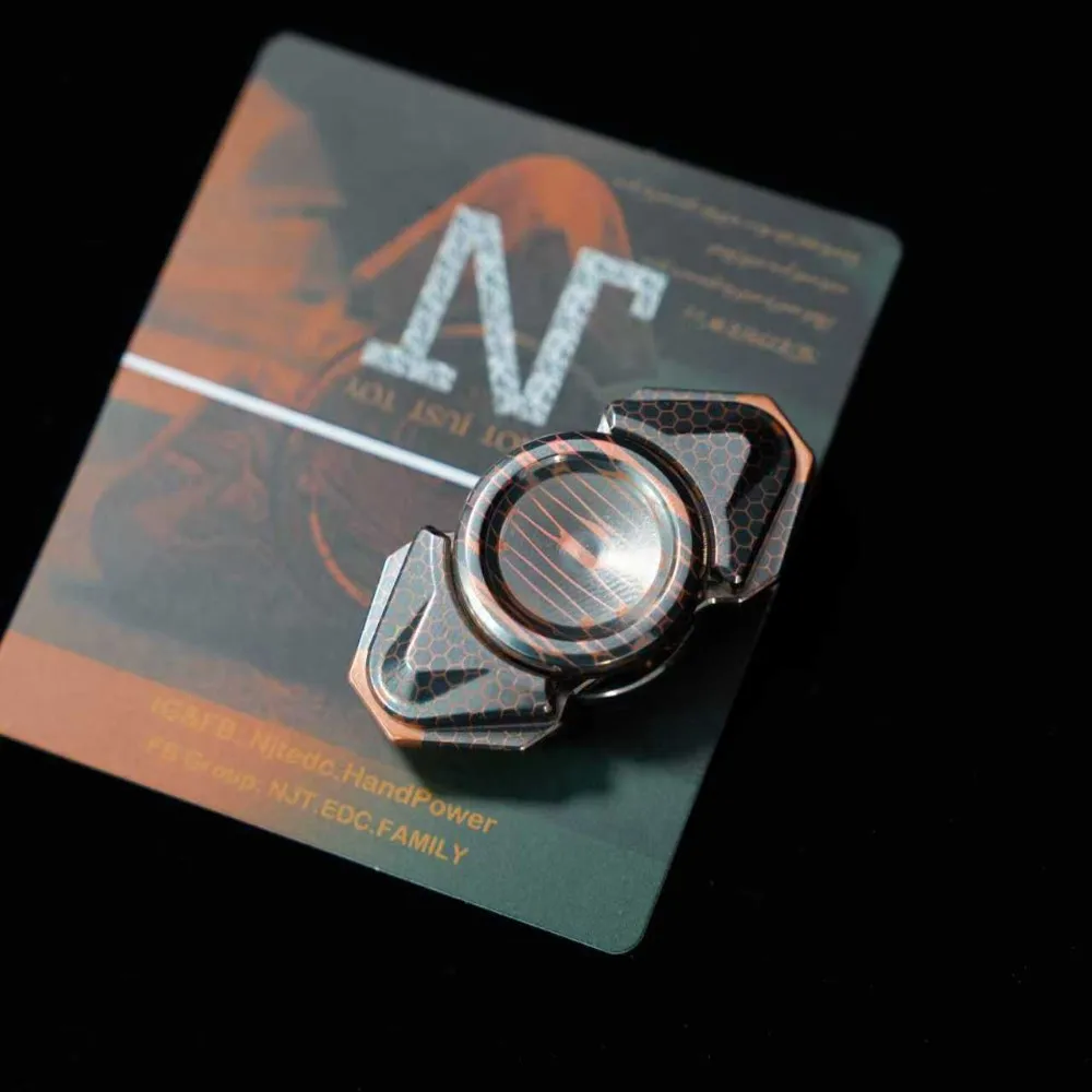 NJT EDC Vinda Superconductor Two-Blade Fidget Spinner Fingertip Extreme Sport Fidget Toys For Adults Gyro