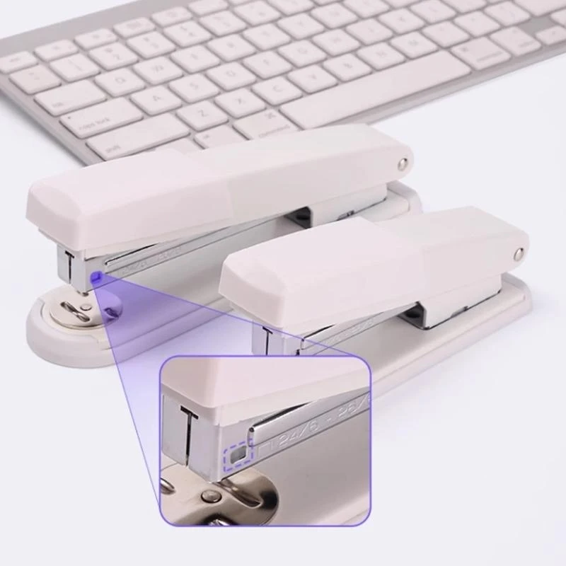 Y2GD PLÁSTICO STAPLER 25 FELETAS SHAPLER SECURSOR STAPLOP STAPLER STAPLER STAPLER DO ESCRITÓRIO DO ESCRITÓRIO DO ESCRITO HOME