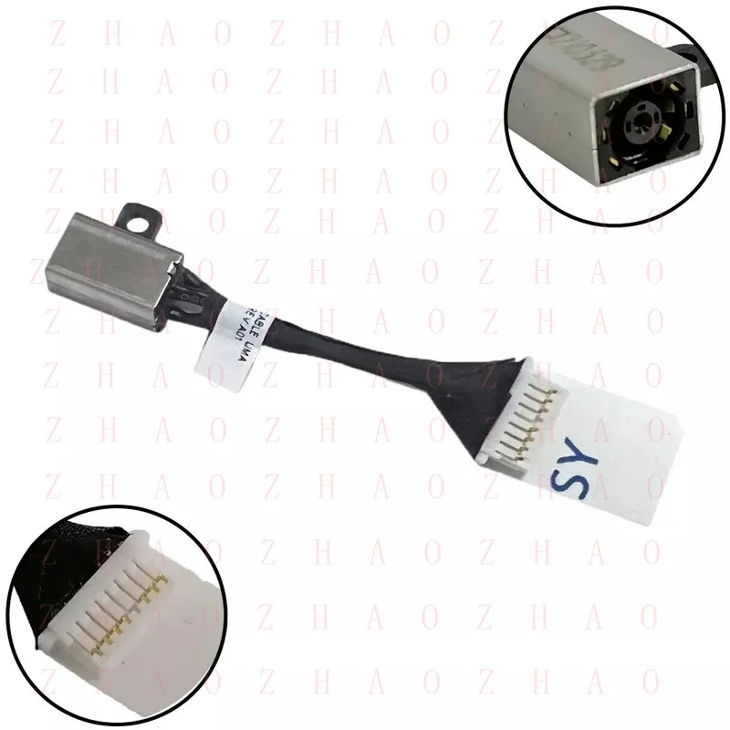 L+ New For Dell Latitude 3410 3510 E3410 E3510 DC IN Cable Power Jack 7DM5H 07DM5H
