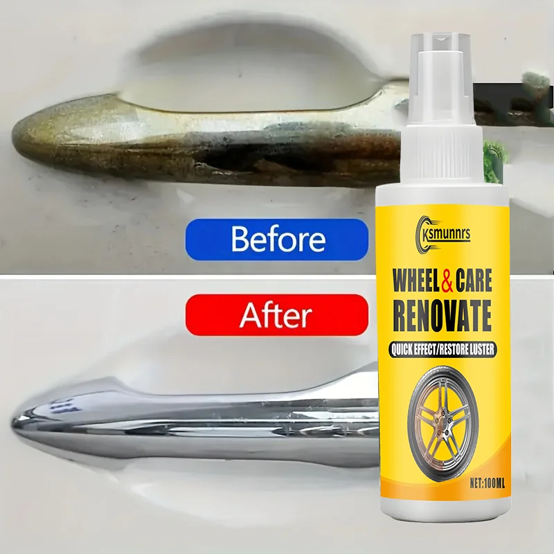 ksmunnrs Removedor de óxido de alta resistencia y spray para pulir metales: convertidor de óxido de acción rápida, protección antioxidante, para automóviles, camiones