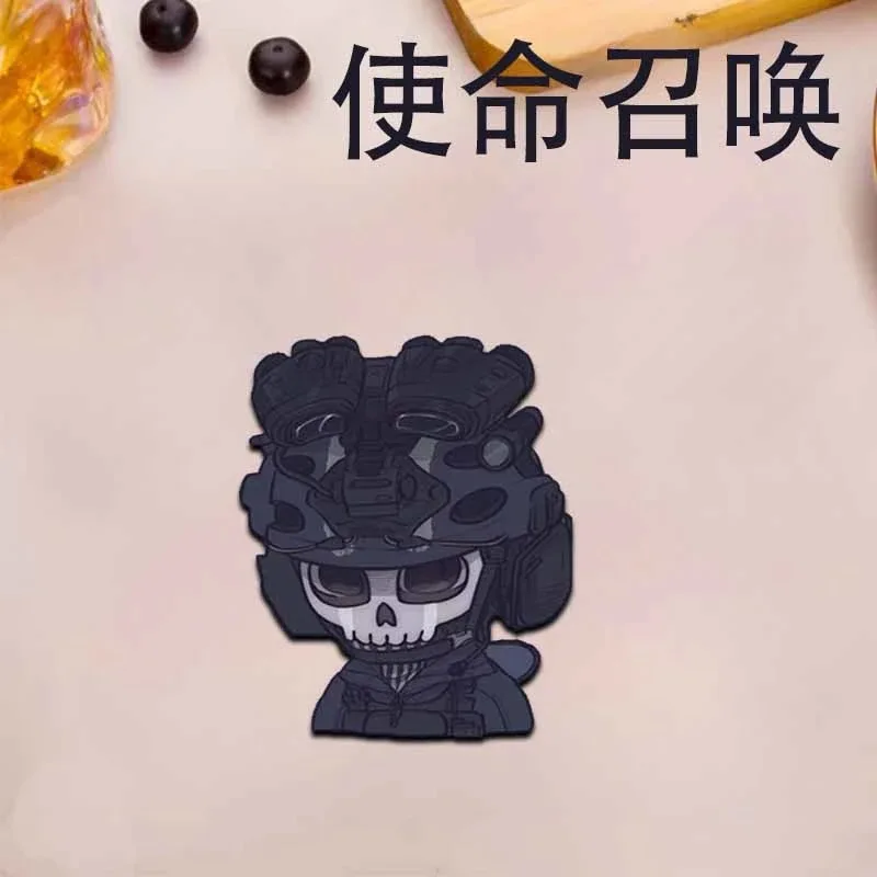 콜 오브 듀티: 귀여운 코스프레 브로치, 만화 브로치, 학생용 배낭, 창의적인 배지, 고급 펜던트, 작은 선물