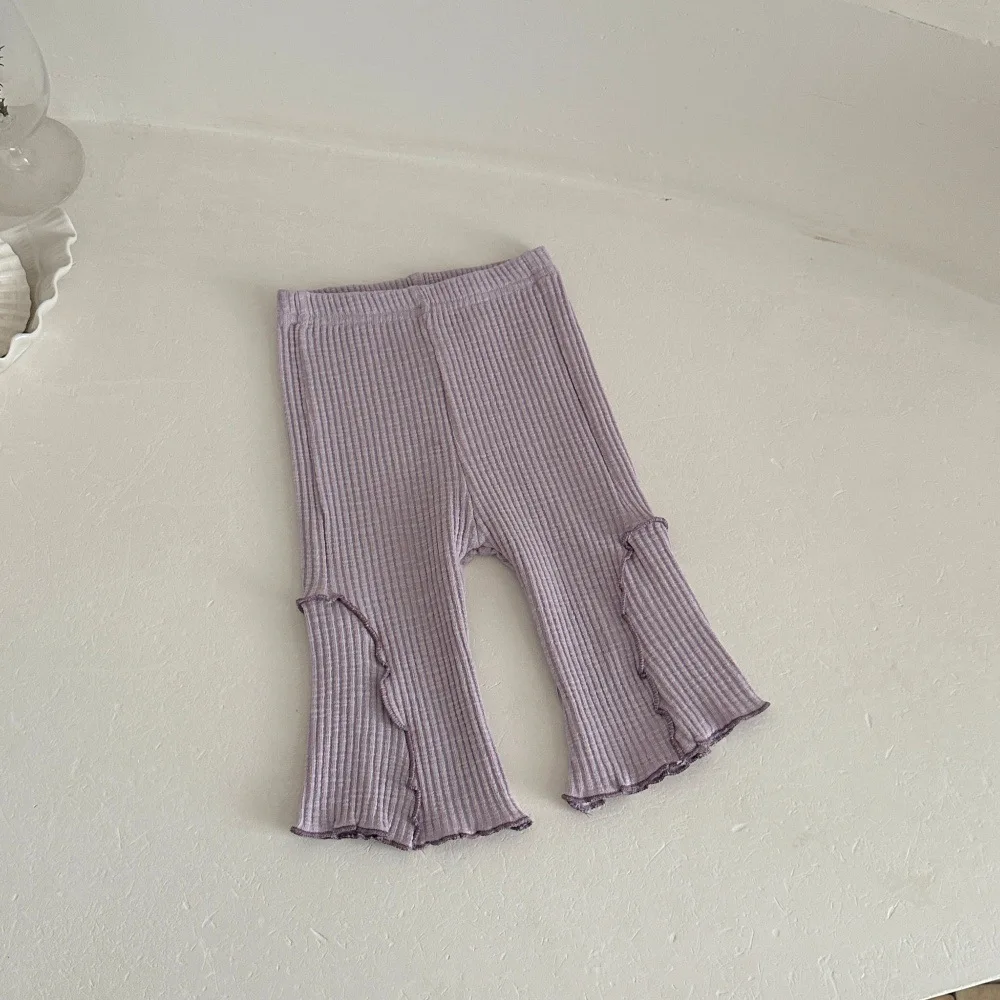 Girls Pants 2026 Spring and Summer New Children's Clothing Korean Girl Baby Cute Foreign Style Slim Splicing Speaker Leggings