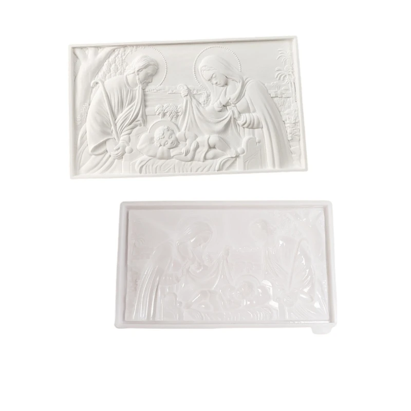 Artistic Silicone Mold Creative Wall Decors Molds for Making Family Pattern Resin Decors for Home or Office Decors