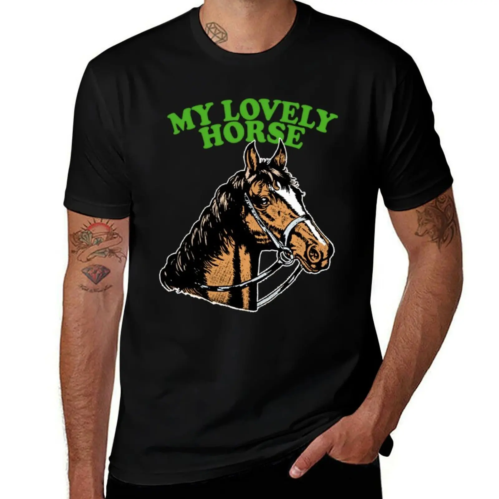 Father Ted My Lovely Horse T-Shirt cotton t-shirt plain for man package T-Shirt