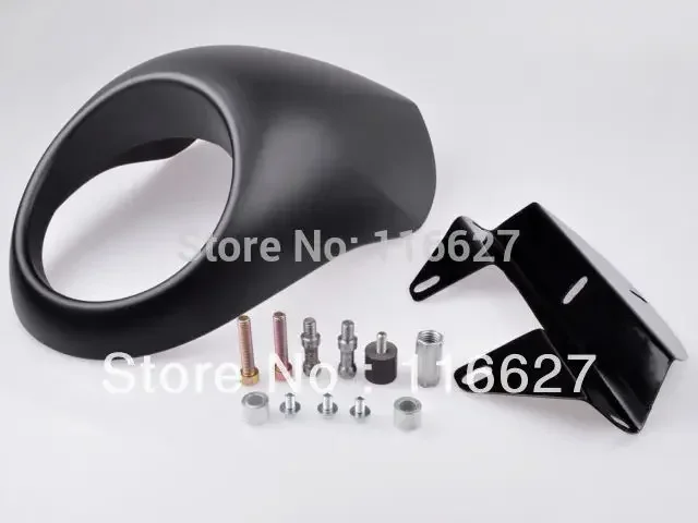 New Cafe Fairing headlight mask front Fly Screen Racer Cowl Flyscreen Visor For Harley drag dyna Sportster V-Rod FX XL 883