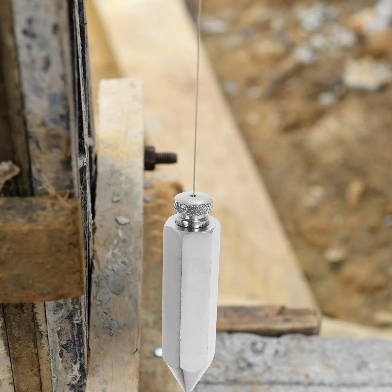 1Pcs Plumb Bob Precision Machined Vertical Hammer Wire Hanging Building Measuring Tool for Level Detection Plumb Bob