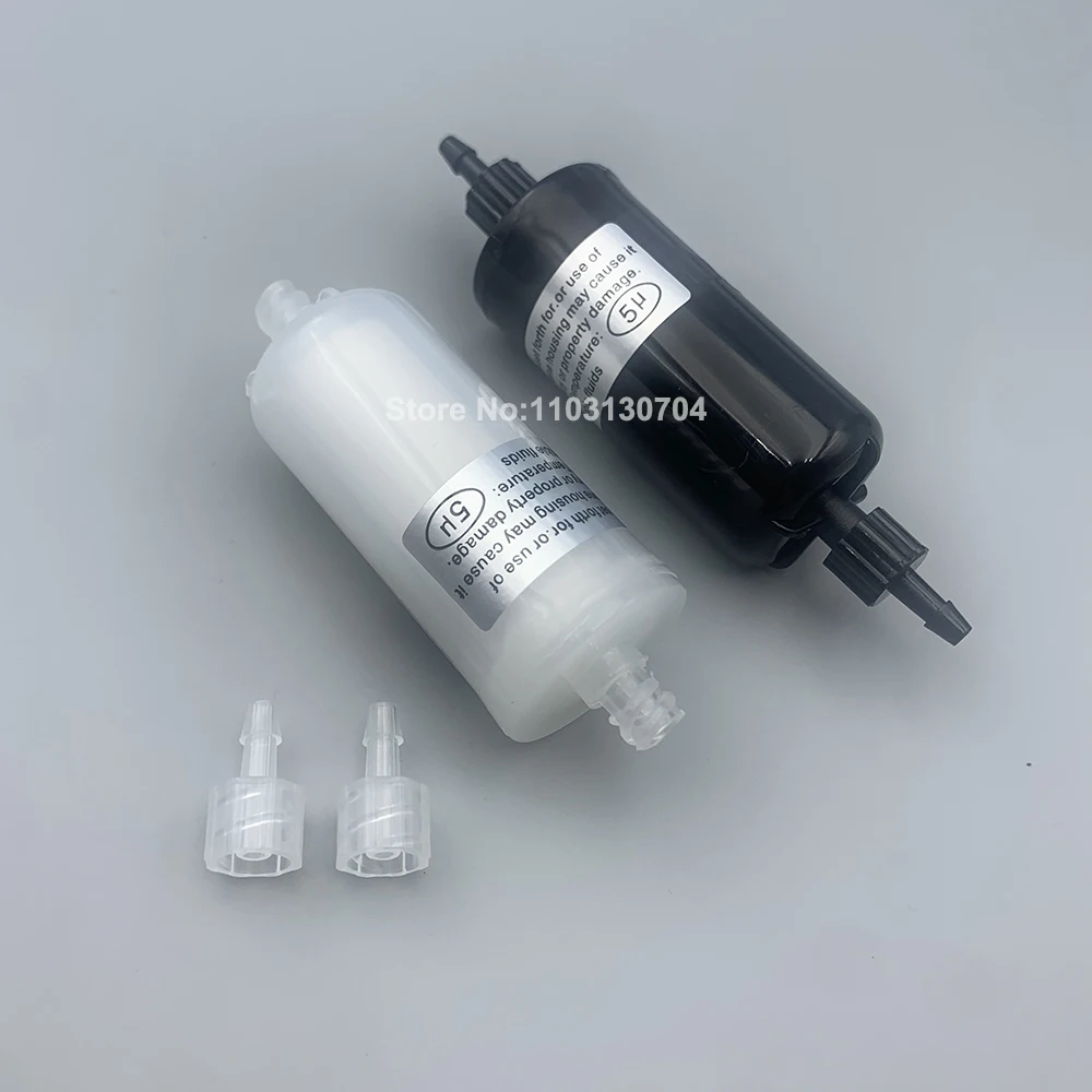 10Pcs UV Eco Solvent Capsual Ink Filter 60mm Length for Flora Gongzheng Infiniti UV Flatbed Printer Cylindrical Long Ink Filter