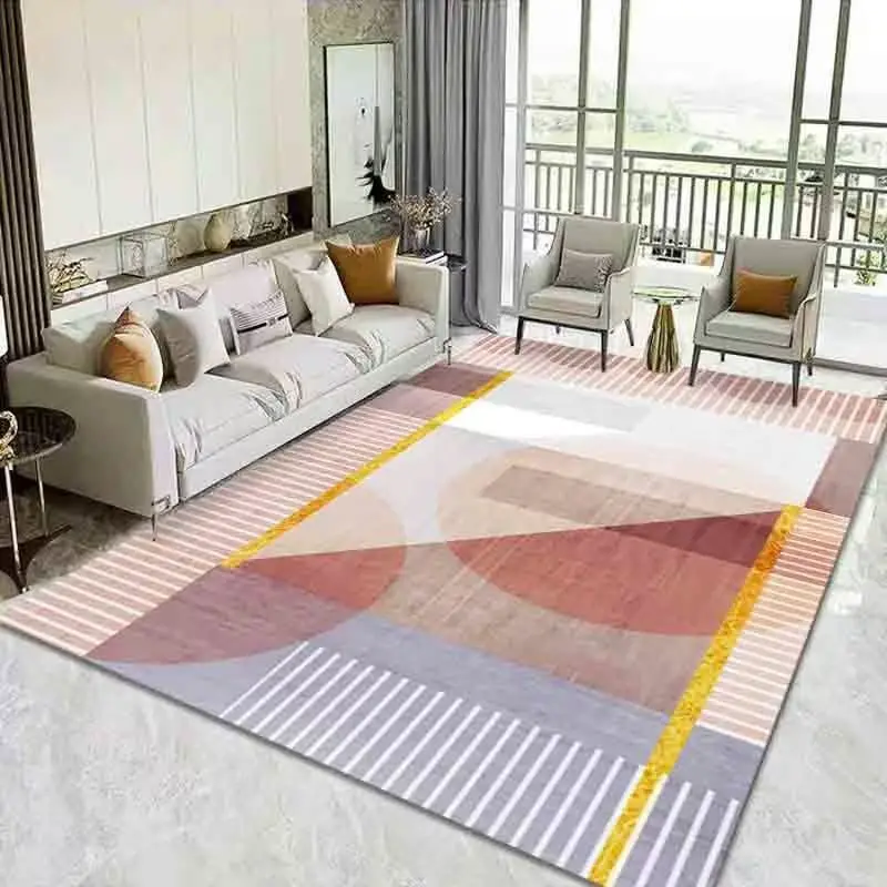 

[127] New simple modern light luxury style living room balcony water-absorbing non-slip carpet can be customized