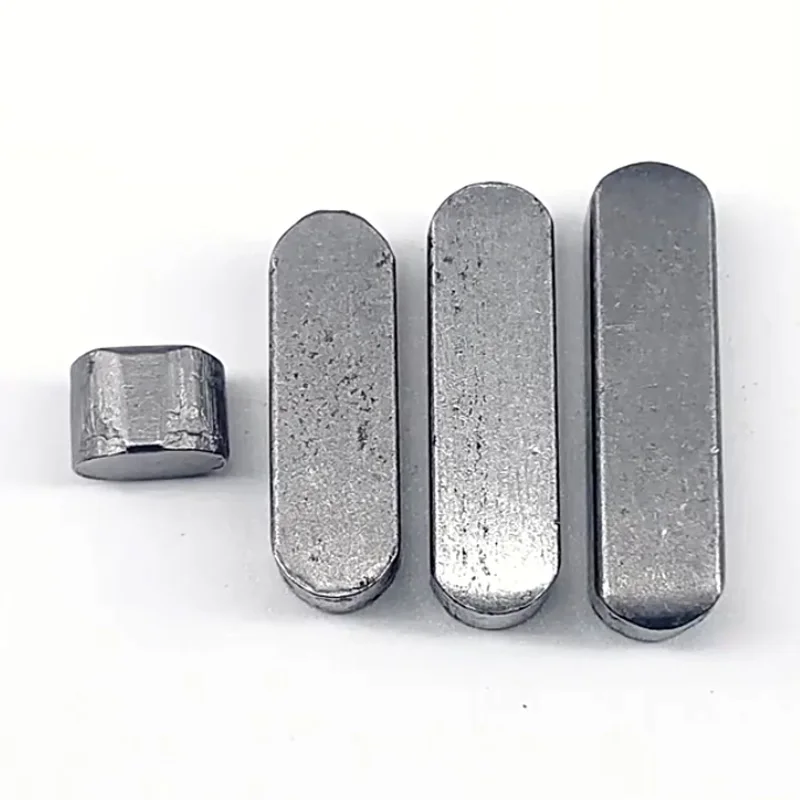 

5~200pcs GB1906 3mm/4mm/5mm/6mm/8mm/10mm/12mm/14mm/16mm 35# Steel Parallel Keys Round Ends Drive Shaft Type A Feather Key