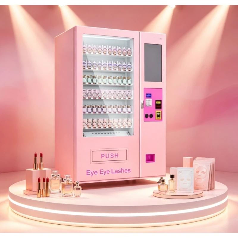 Nail Design Salon Beauty Vending Machine Advanced Automatic Cosmetic Vending Technology