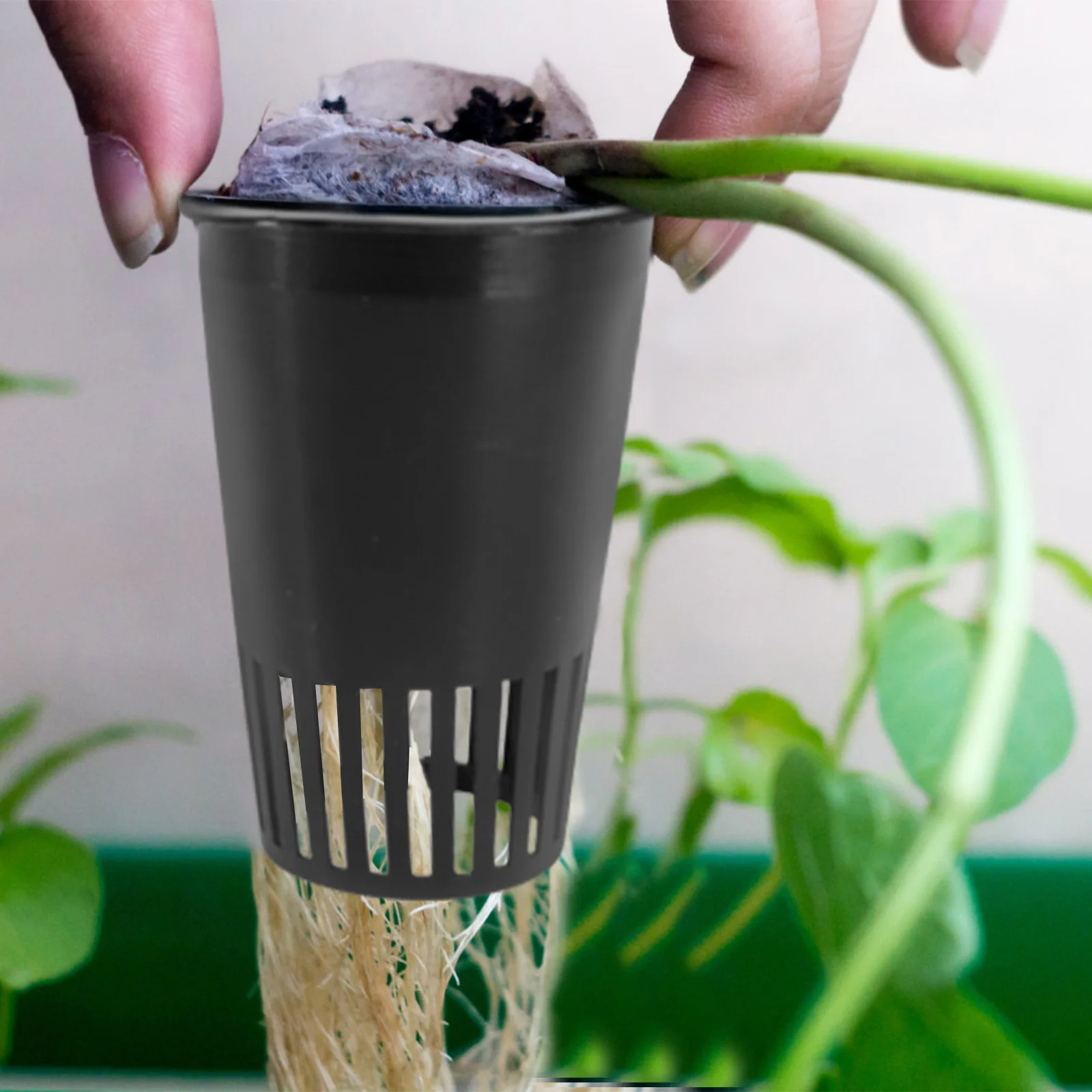 

30pcs Planting Basket Hydroponic Cultivation Cups For Vegetables Greenhouse Soilless Growing System Gardening Pots