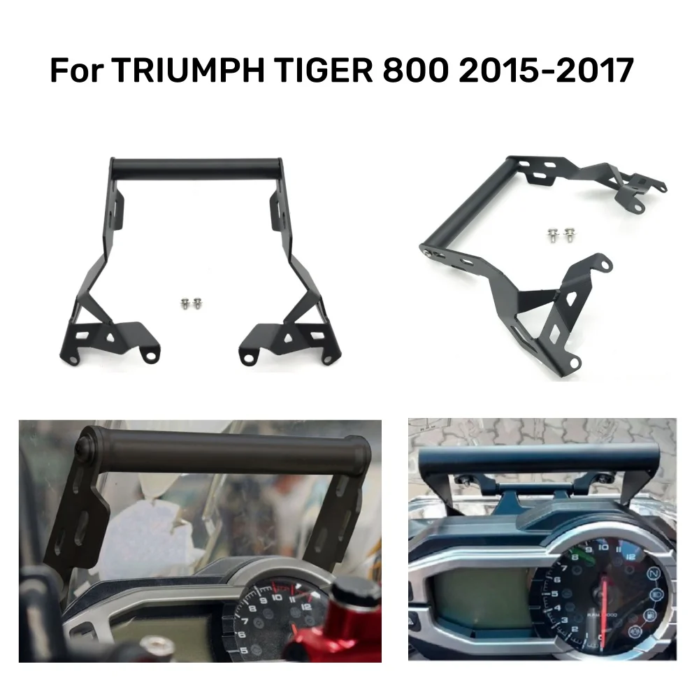 

Fit for Triumph Tiger800 Tiger 800 Tiger-800 2015 2016 2017 Motorcycle SMART PHONE GPS Navigation Adapt Holder Bracket