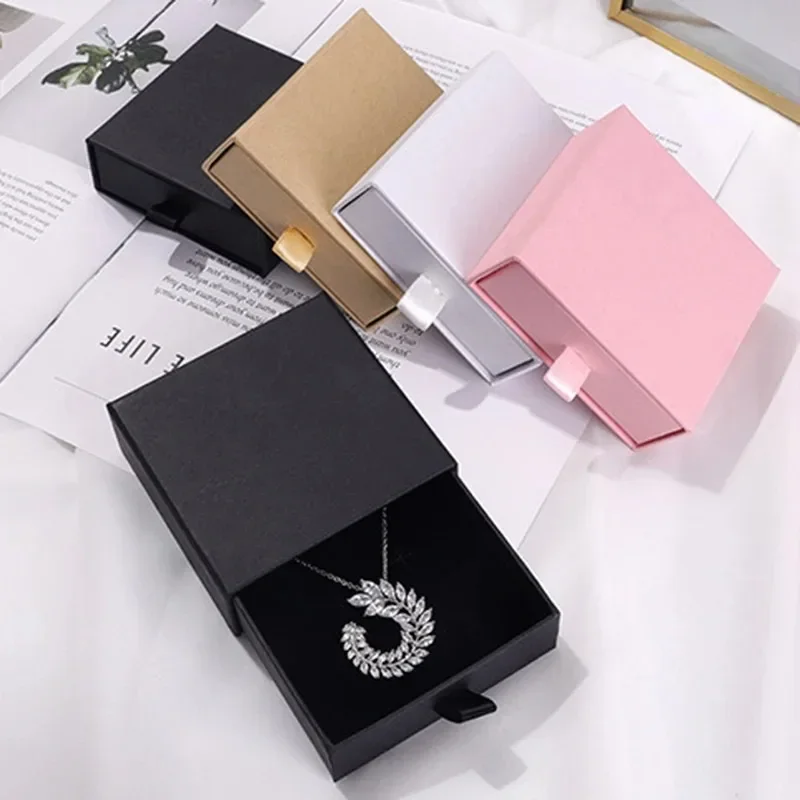 

2026 Latest Models Pink Multi-use Jewelry Box Necklace Bracelet Ring Gift Organizer