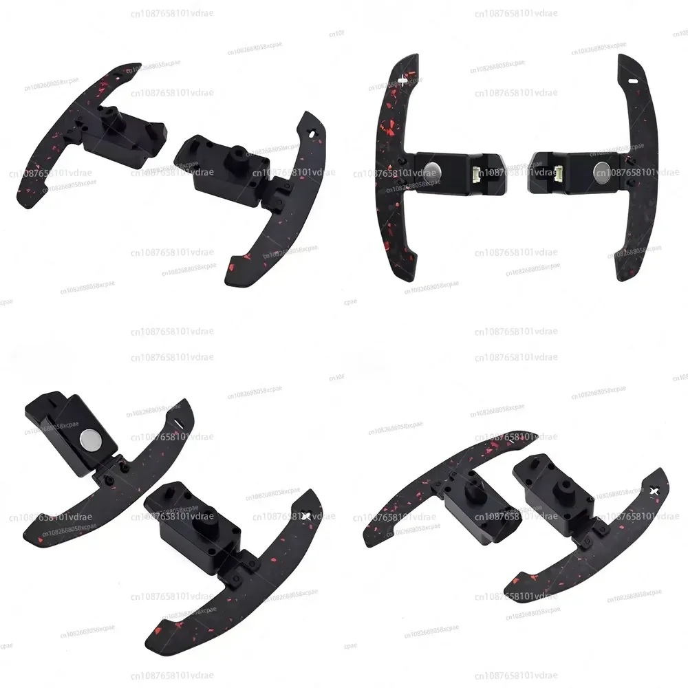 Extension for Car Steering Wheel Shifters: Forged Carbon Fiber Magnetic Shift Paddles