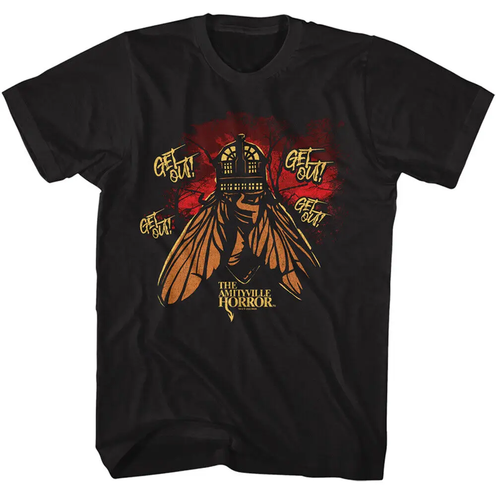 The Amityville Horror Big Blow Fly Get Out Get Out Repeat Men's T Shirt