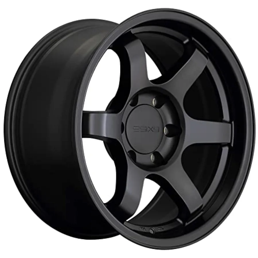 

17 Inch TE37 Style Truck Wheels Matte Black 17X8.5 Bolt Pattern 6-139.7 -10mm Offset 106.1 Bore for SUV Off-Road Applications