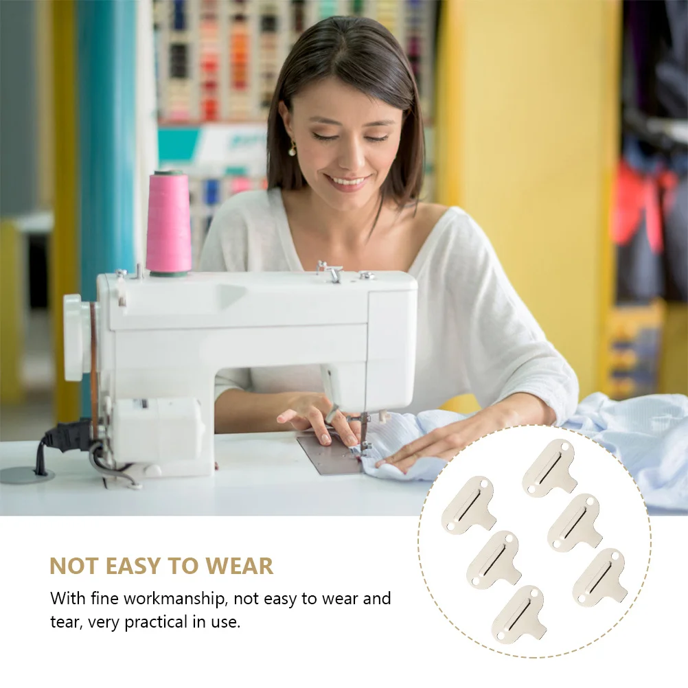 

6Pcs Sewing Machine Screwdriver Precision Tool for Needle Plates Sturdy Compact Design Ideal for Machine Maintenance and Repair