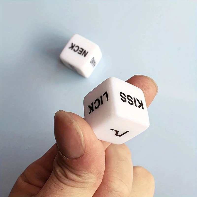 1 par novo mini novidade mordaça diversão dados romance amor humor jogos adultos gags piadas práticas craps tubo para casais presentes