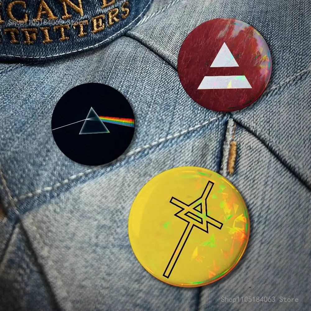 30 Second To Mars 30STM Badges Button Round Creative Pin Brooch Badge Bag Decor Fans Collect Friends Gifts