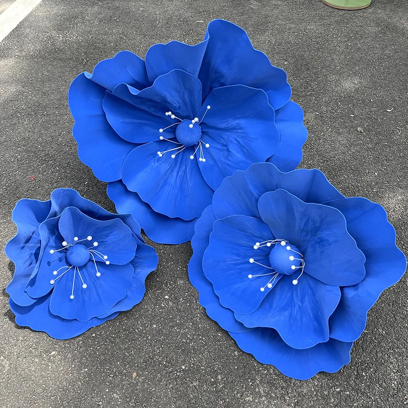 170cm gigantische kunstbloemen klaproos bruiloft decoratie bloem bruiloft feestartikelen podiumindeling weggids bloemen woondecoratie