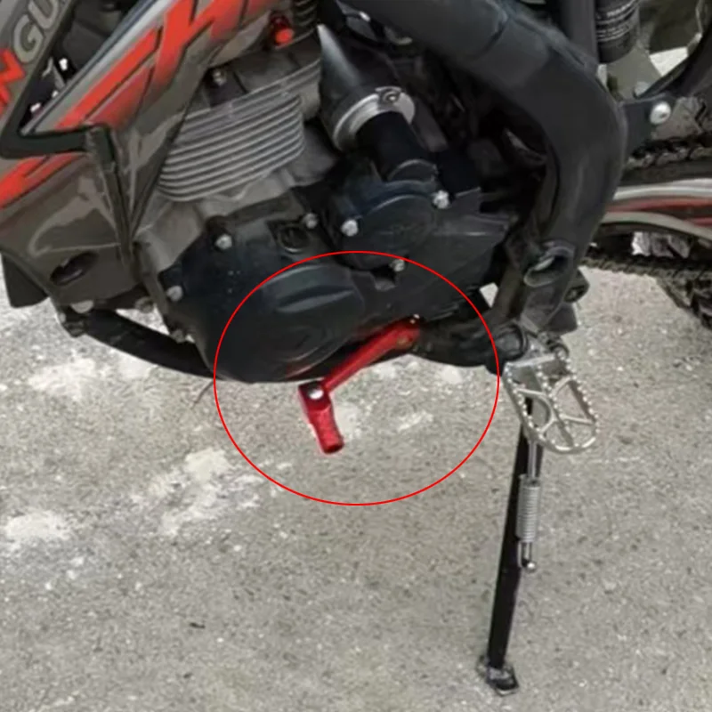 CNC الألومنيوم دراجة نارية للطي والعتاد رافعة تحول لفرط عارية ADV الترابية دراجة نقل علبة التروس عصا تعديل شيفتر قضيب #6