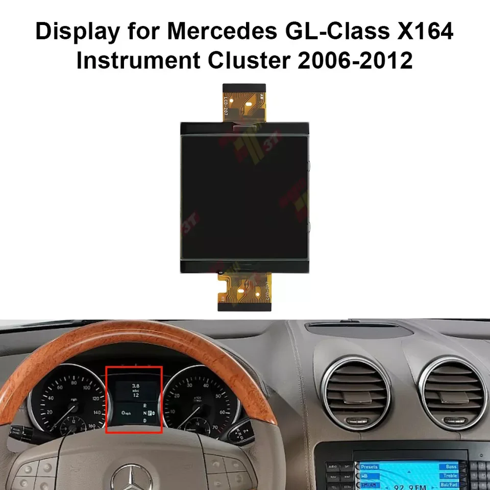 Display for Mercedes GL X164, ML W164, R-Class W251 Instrument Cluster