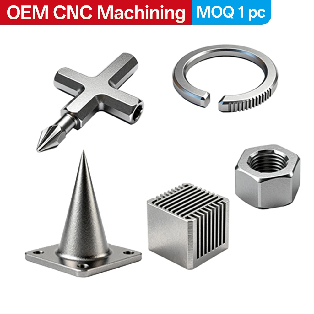 OEM Custom CNC Machining Service Precision CNC Turning Milling Parts Stainless Steel Aluminum Custom Metal Hardware Components