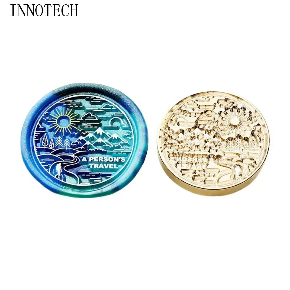 

Butterfly Icon Wax Seal Stamp Replace Head Star Sky Pattern Flowers Sealing Wax Seals Head DIY Tool Retro