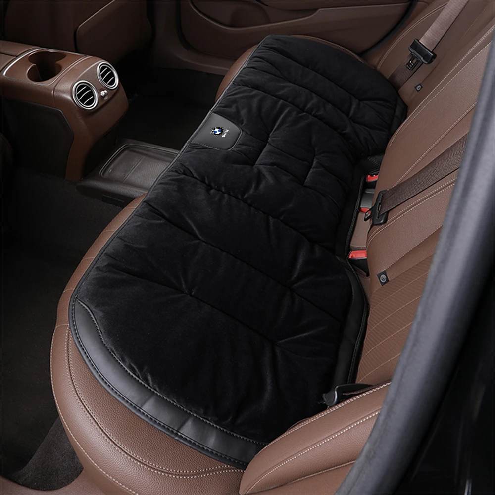 1pcs Flannel Car Front Rear Seat Cushion Pad For BMW E46 E90 E60 F10 F30 F20 E39 E36 X5 E70 F25 F15 E53 E92 E87 G30 G20 E30 X1