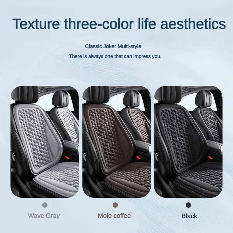 3D Breathable Car Seat Cover Summer Sweatproof Car Seat Cushion Convex Design for Heat Dissipation Universal Auto Chair Mat Pad