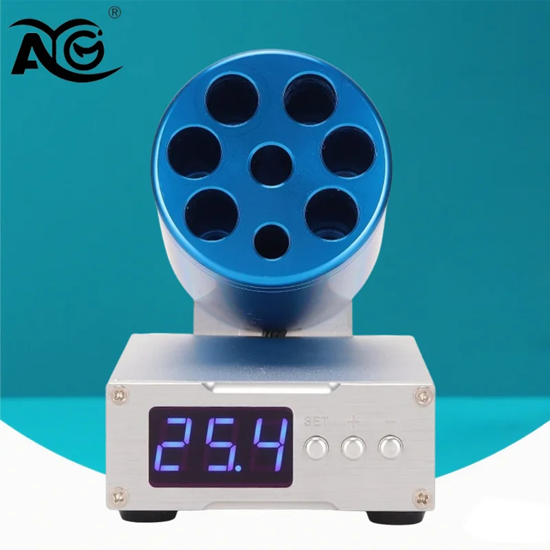 

AG Dental Composite Resin Heater With Display Screen Composite Material Soften Warmer 30-70℃ 8Hole Constant Temperature