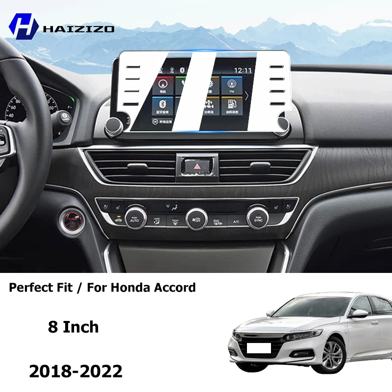 Für Honda Accord 2018-2022 Auto-Innenraum-Blendschutzfolie für Konsole, GPS-Navigation, LCD-Bildschirm, gehärtete Glasfolie.