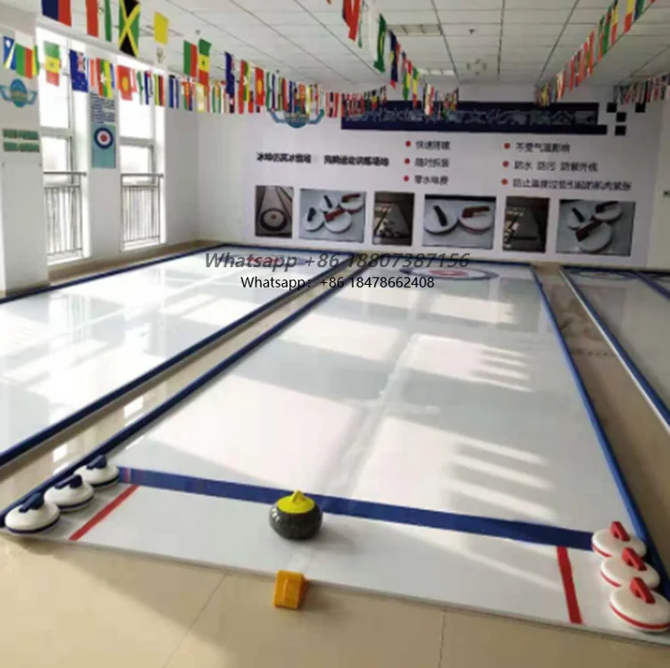 Synthetic Ice Tiles for Hockey Training UHMWPE and HDPE Polyethylene Material 100% Virgin Customized Dimension Smooth Board