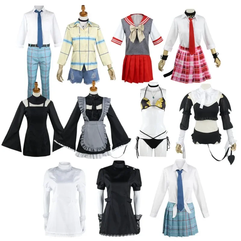 Anime Hitori Gotoh Cosplay Costume Yamada Inui Sajuna Kita Ikuyo Outfits Ijichi Nijika JK Uniform Skirt For Girls Comic Swimwear