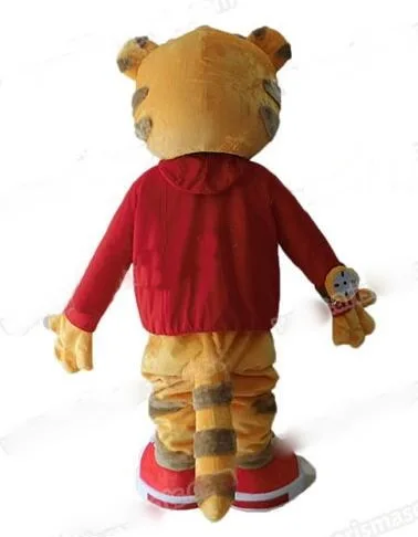 Tijger mascotte kostuum kerst karakter carnaval cartoon fancy dress kleding tijger cosplay viering kostuum