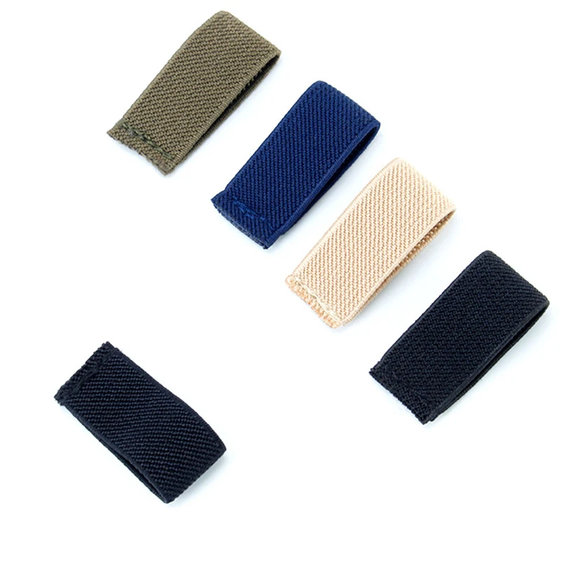 5 Pc Belt Keepers Elastic Web Belt Loop Belt Keeper For 1.5inch Wide Belt，Elastic Fixed Buckle Belt Ring