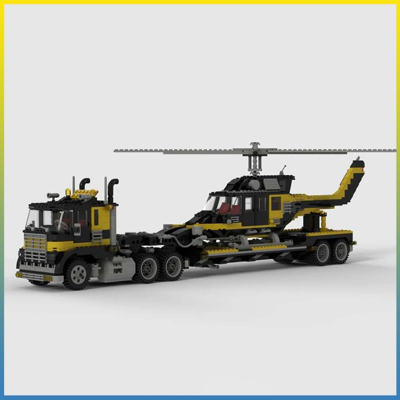 

Грузовик MOC и прицеп для 5542, черный гром и черный гром, 5542, строительные блоки, кирпичи, сделай сам, креативная сборка, игрушки, подарки