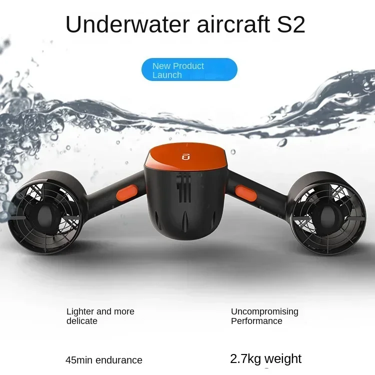 Underwater Aircraft S2 Diving Assisted Shooting Handheld Submersible Equipment Sea Scooter