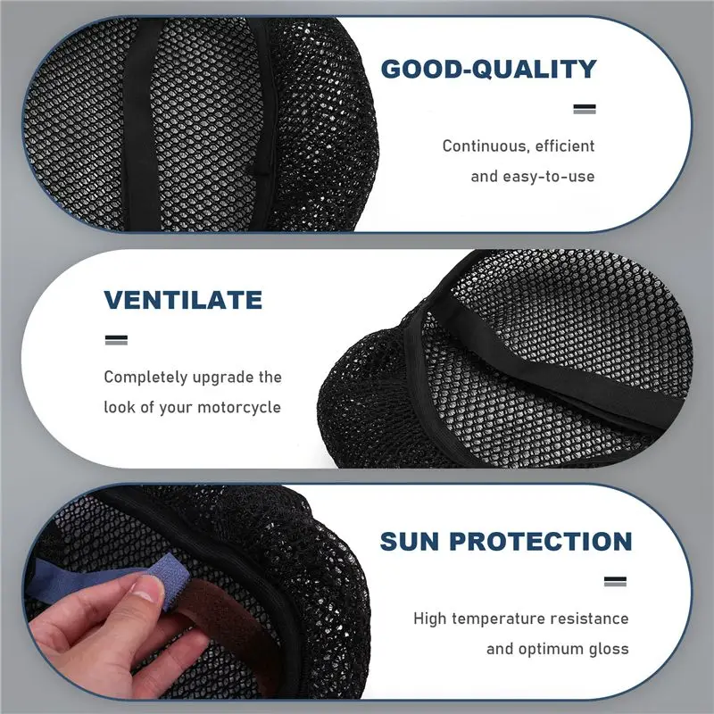 

Motorcycle Accessories Mesh Breathable Seat Cover Protector Insulation Seat Cushion Cover For 800MT MT800 MT 800